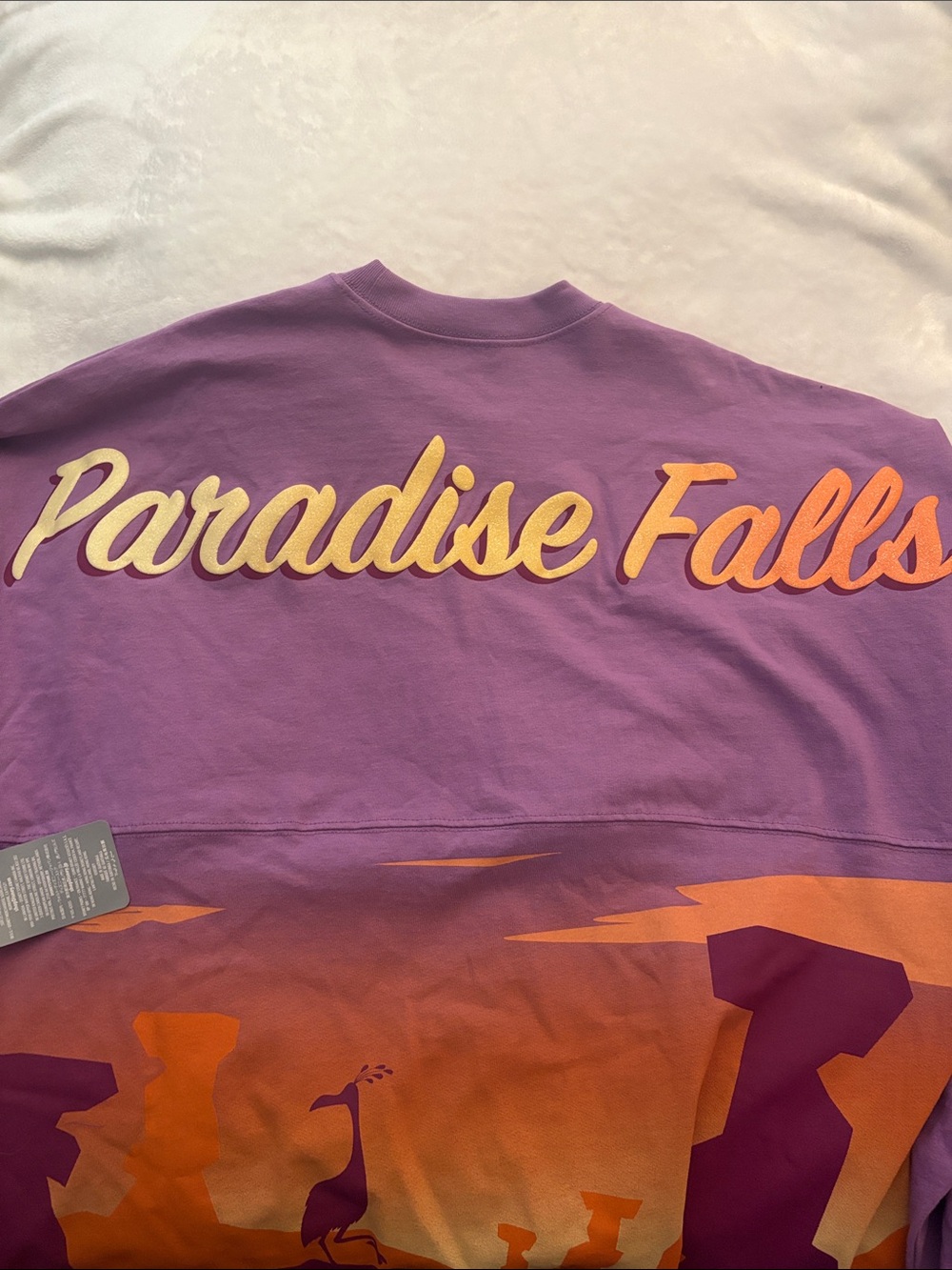 Disney spirit jersey Paradise Falls Shirt - Purple/Orange